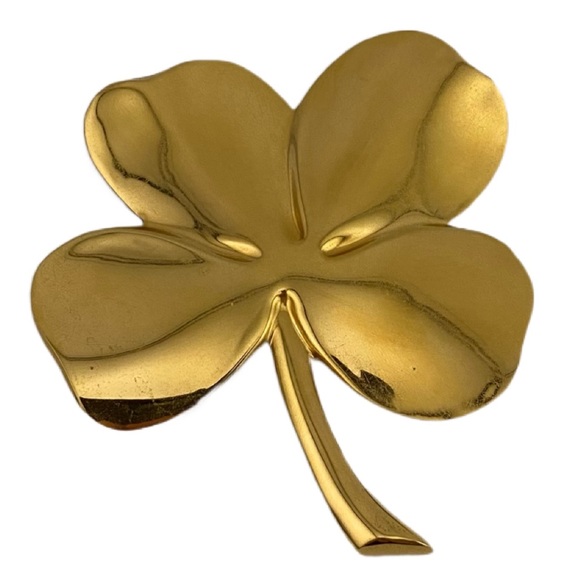 Gerity Other - Gerity Lucky Four Leaf Clover 24k Gold Plated Wall Hanging Irish Blessing